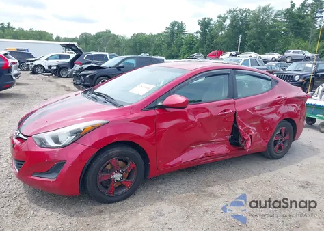 2014 Hyundai Elantra Se z USA, uszkodzony, nr VIN KMHDH4AE6EU182987